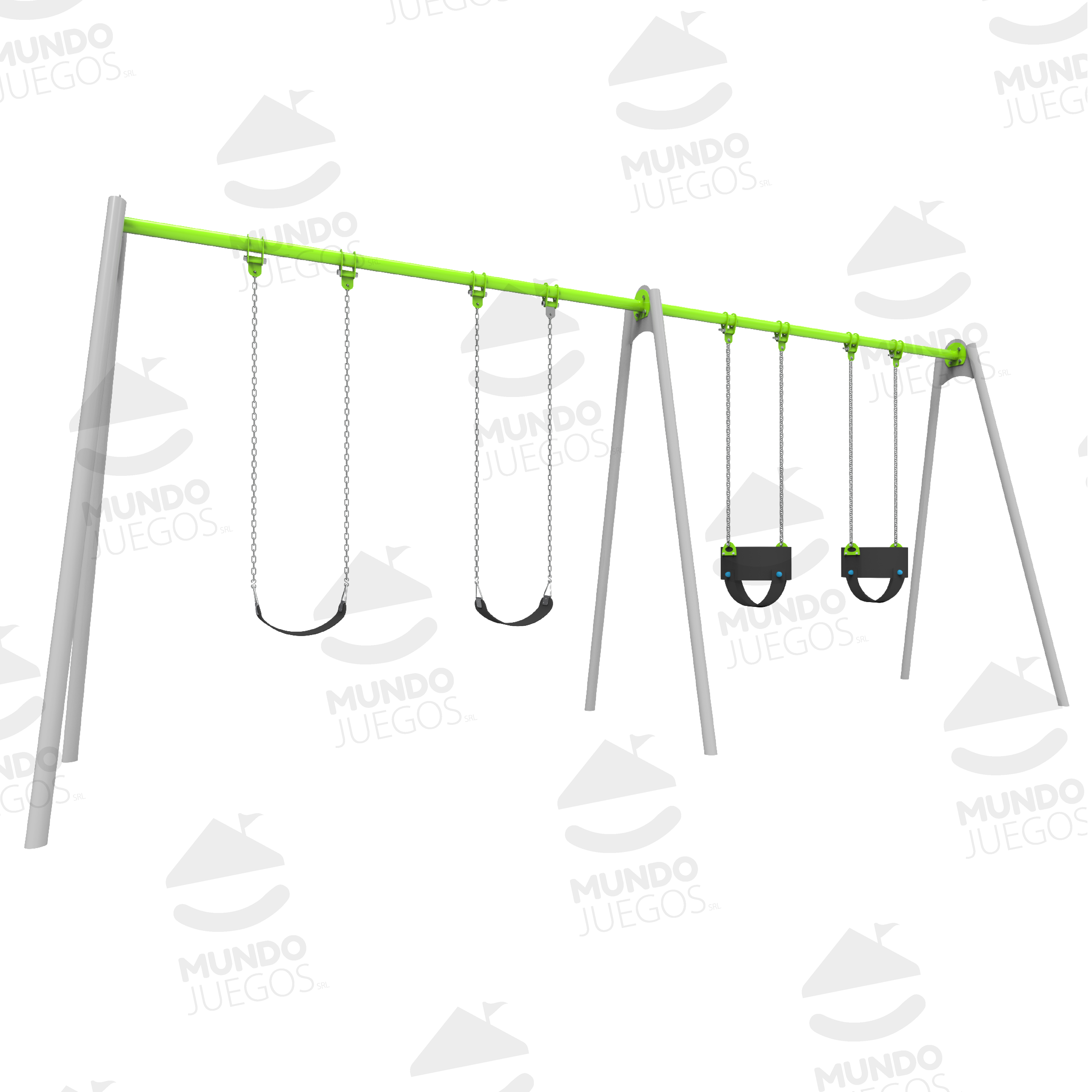 Ordenar Mobiliario J01.4 - HAMACA CUÁDRUPLE COMBINADA